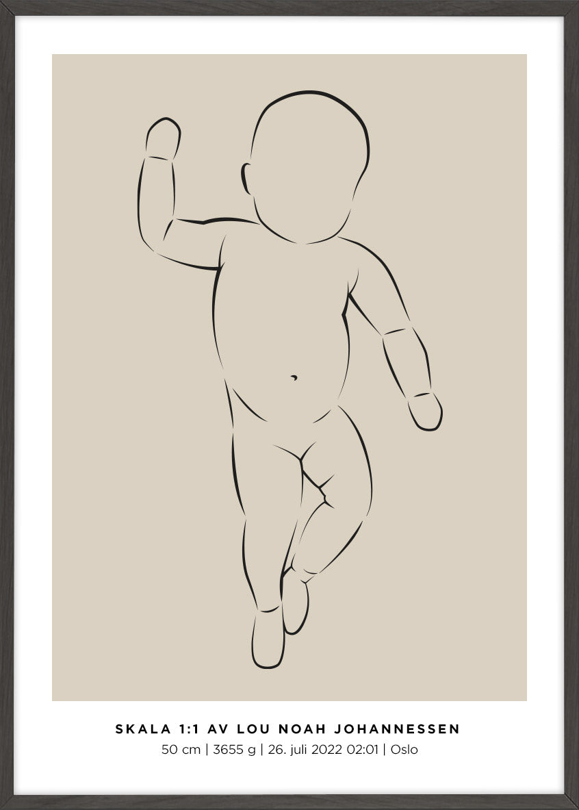 Fødselsplakat - Fødselsplakat