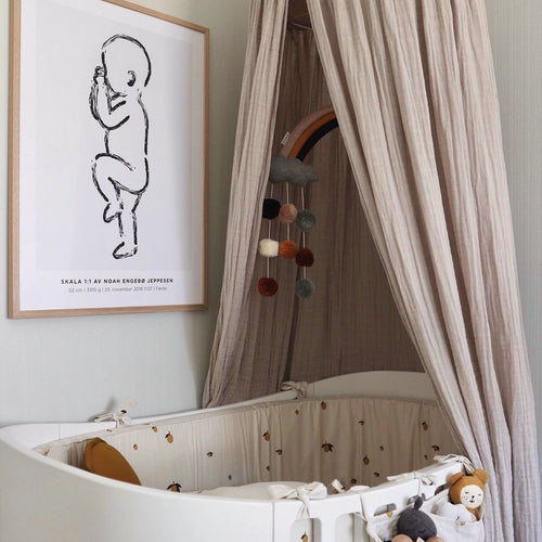 Den perfekte babyshower-gaven – en personlig fødselsplakat